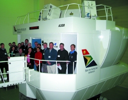 Visit to the SAA flight simulator